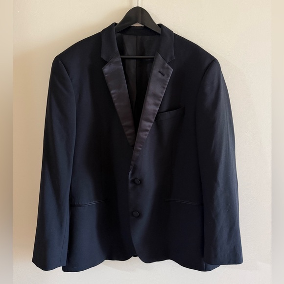 The Black Tux Tuxedo Jacket 100% Merino Wool — Size 40R - Picture 1 of 7